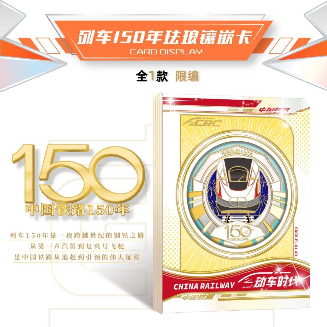 -动车时代限量珍藏卡火车迷的宝藏卡牌！CQ9电子登录注册新品上市｜中国铁路